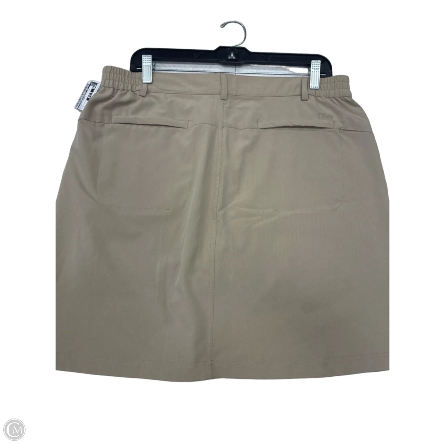 Athletic Skort By Clothes Mentor In Beige, Size: L