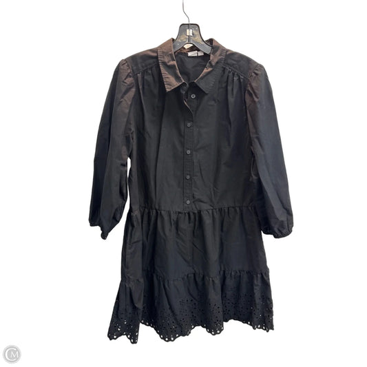 Dress Casual Midi By Gap In Black, Size: M