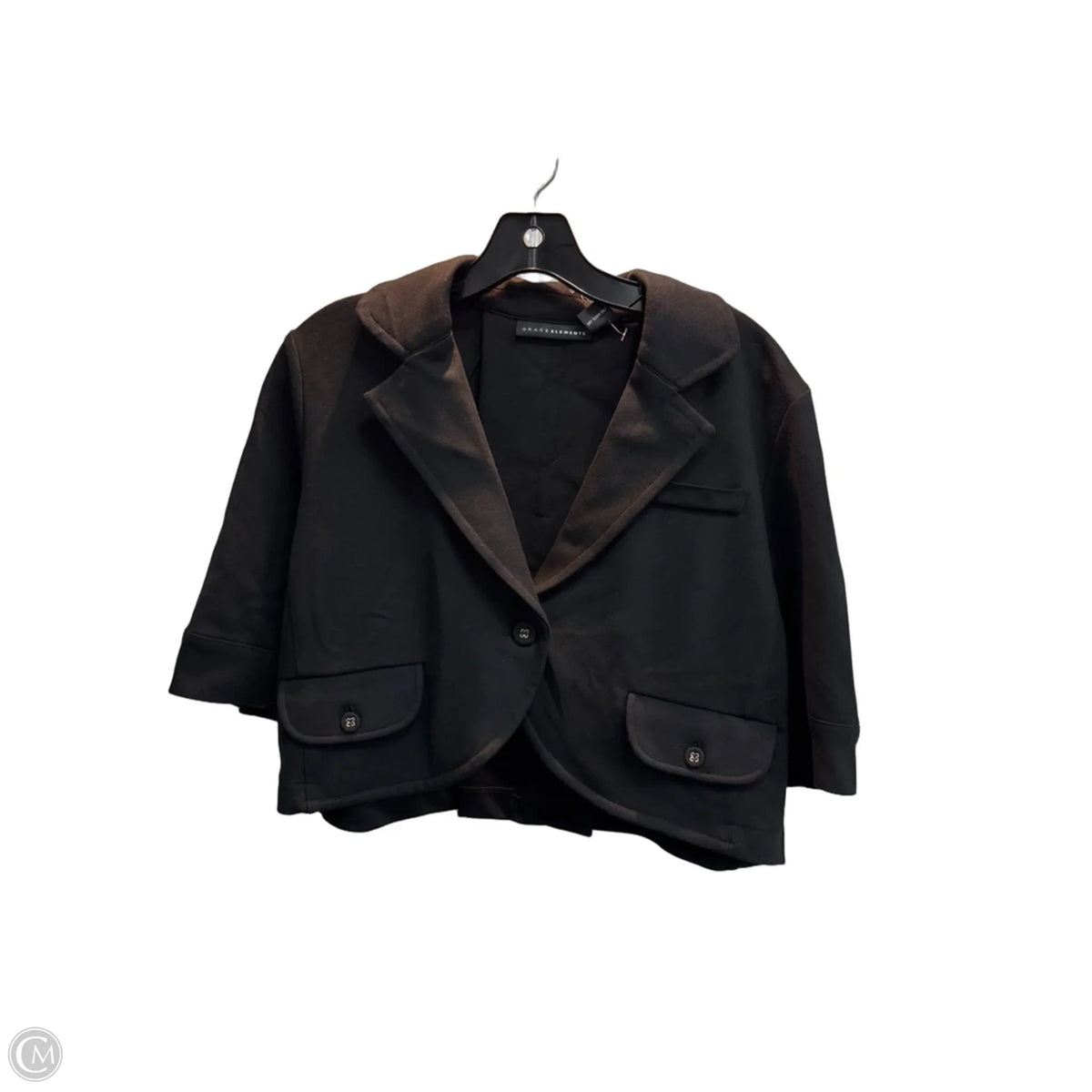 Blazer By Grace Elements In Black, Size: L