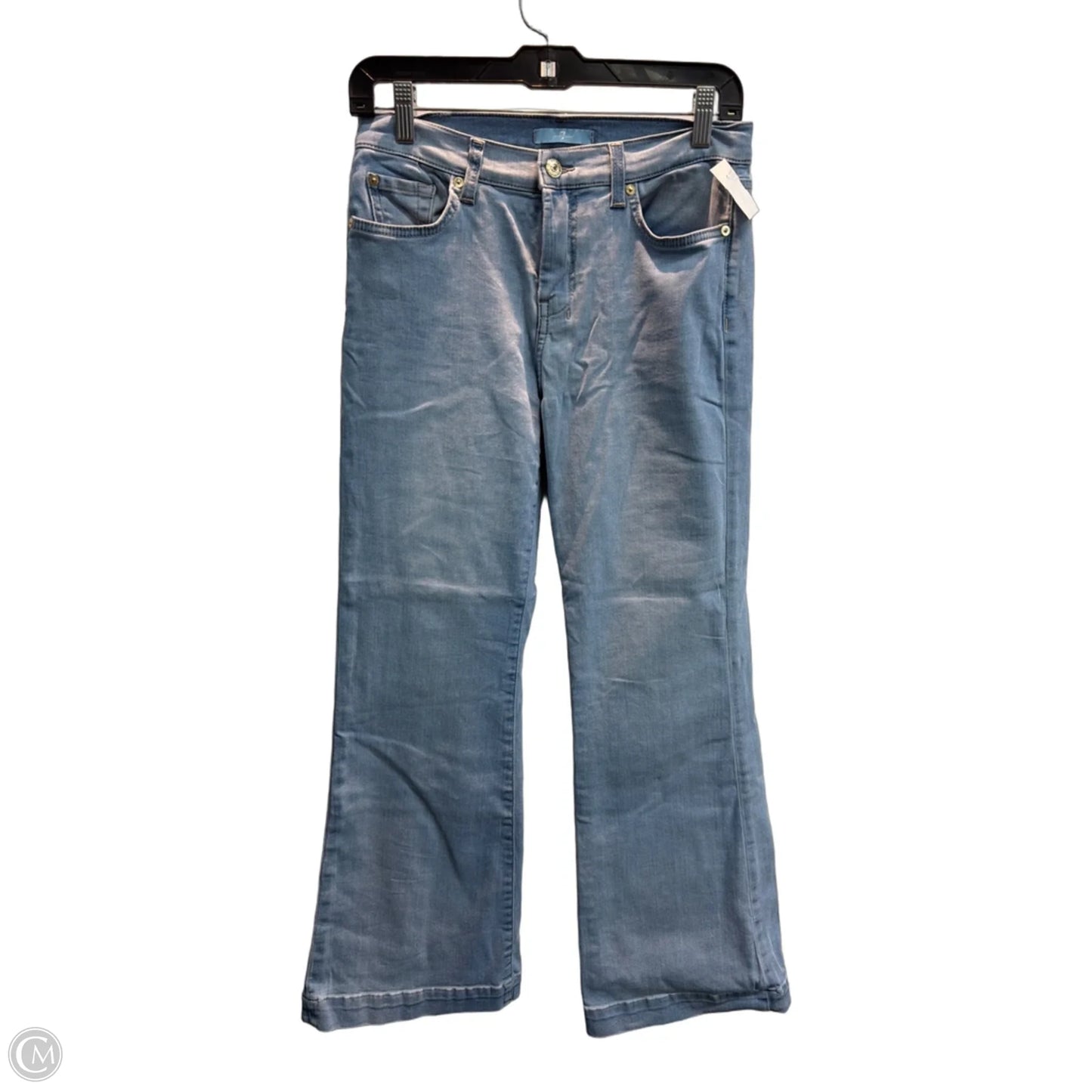 Jeans Flared By 7 For All Mankind In Blue, Size: 4