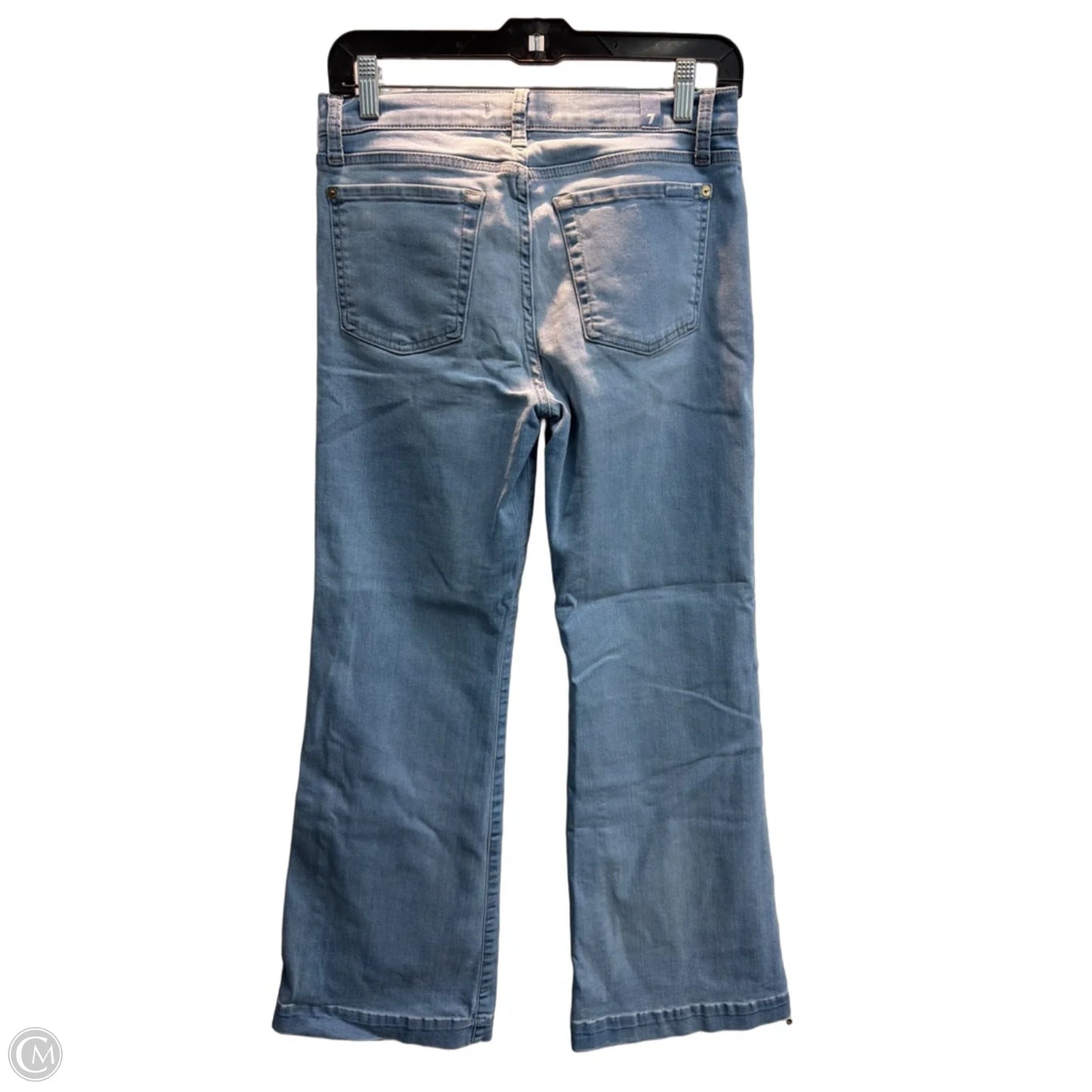 Jeans Flared By 7 For All Mankind In Blue, Size: 4