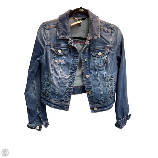 Jacket Denim By White House Black Market In Taupe, Size: 4