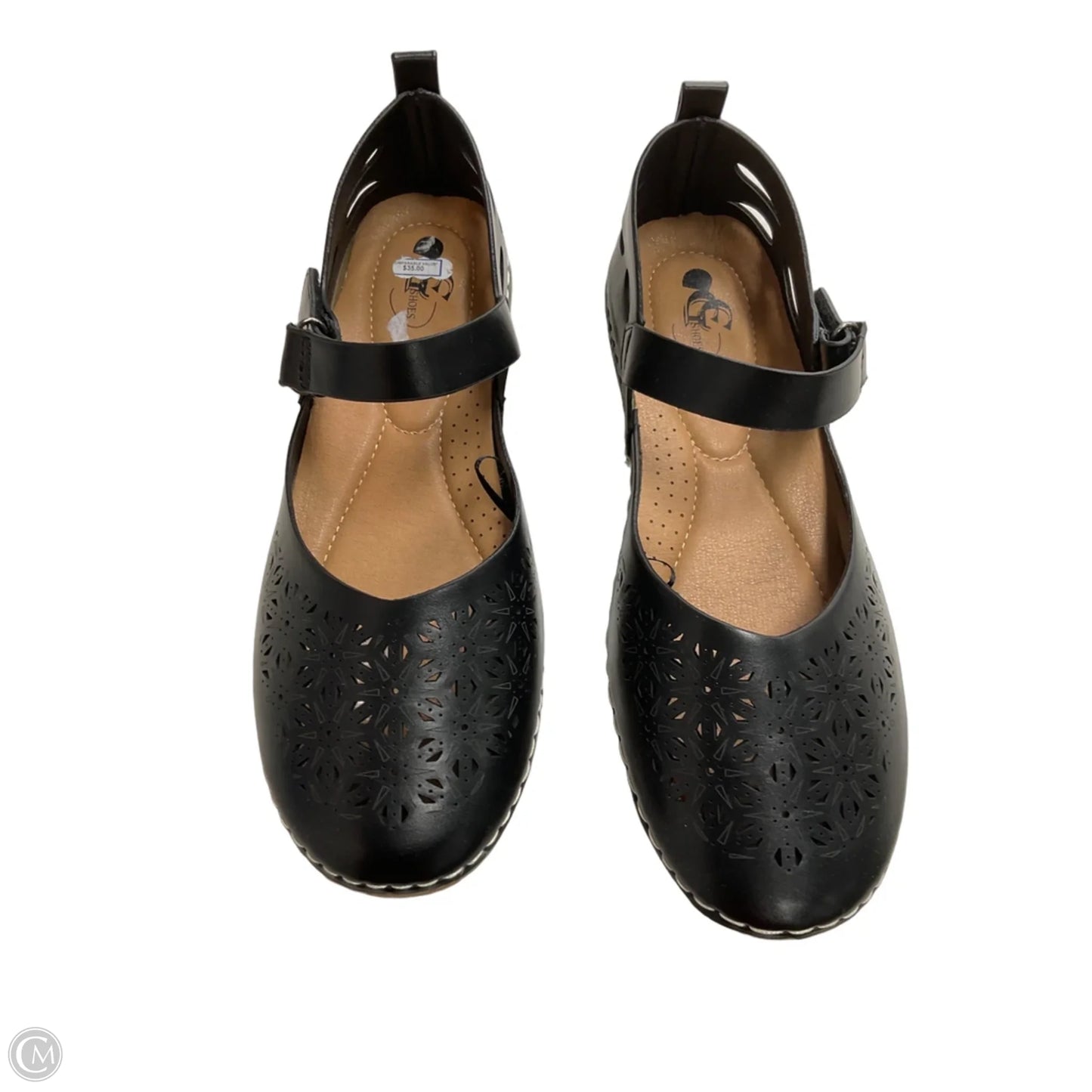 Shoes Flats By Clothes Mentor In Black, Size: 11