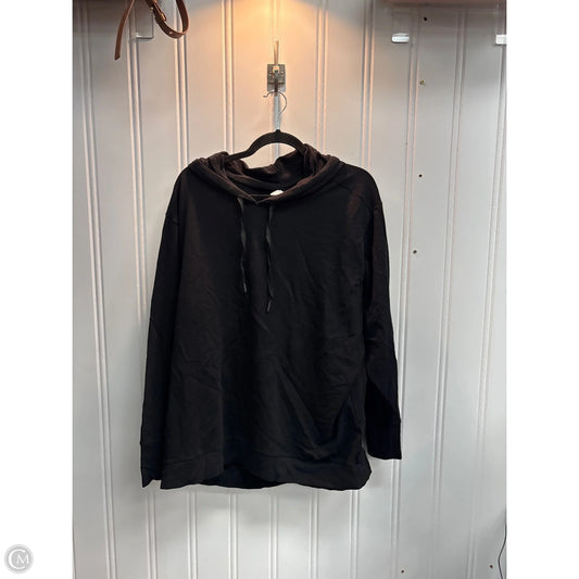 Sweatshirt Hoodie By Torrid In Black, Size: L