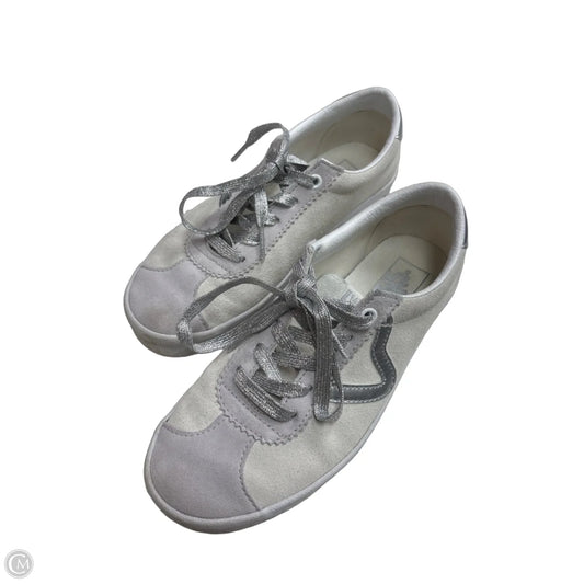 Shoes Athletic By Vans In Silver, Size: 6.5