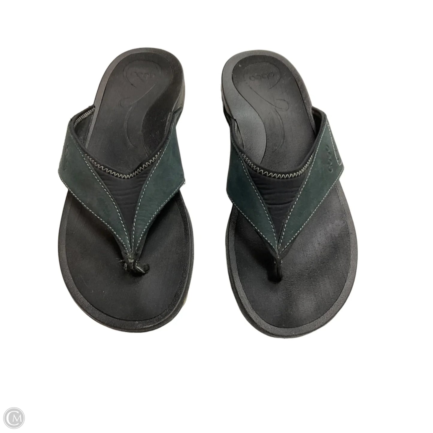 Sandals Flip Flops By Abeo In Black, Size: 10