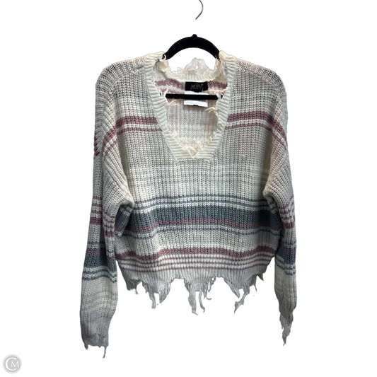 Sweater By Just Polly In Striped Pattern, Size: S