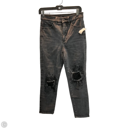 Jeans Boyfriend By Express In Black, Size: 4