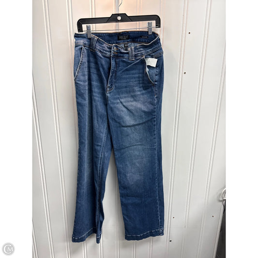 Jeans Wide Leg By Judy Blue In Blue, Size: 12