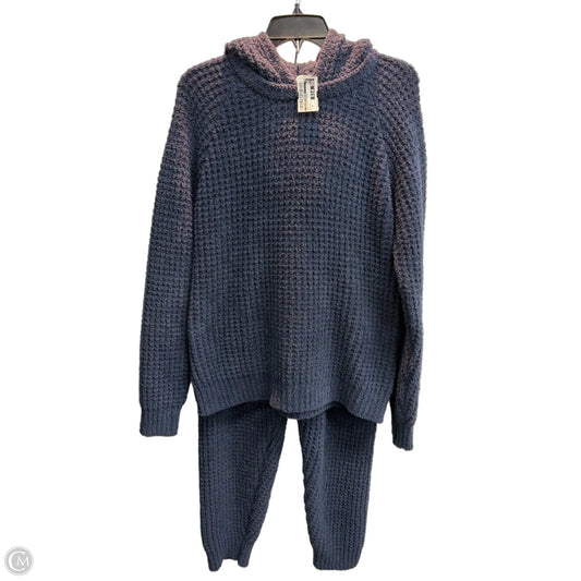 Sweatshirt Hoodie By Clothes Mentor In Blue, Size: Xl