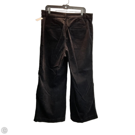 Pants Corduroy By Loft In Black, Size: 14