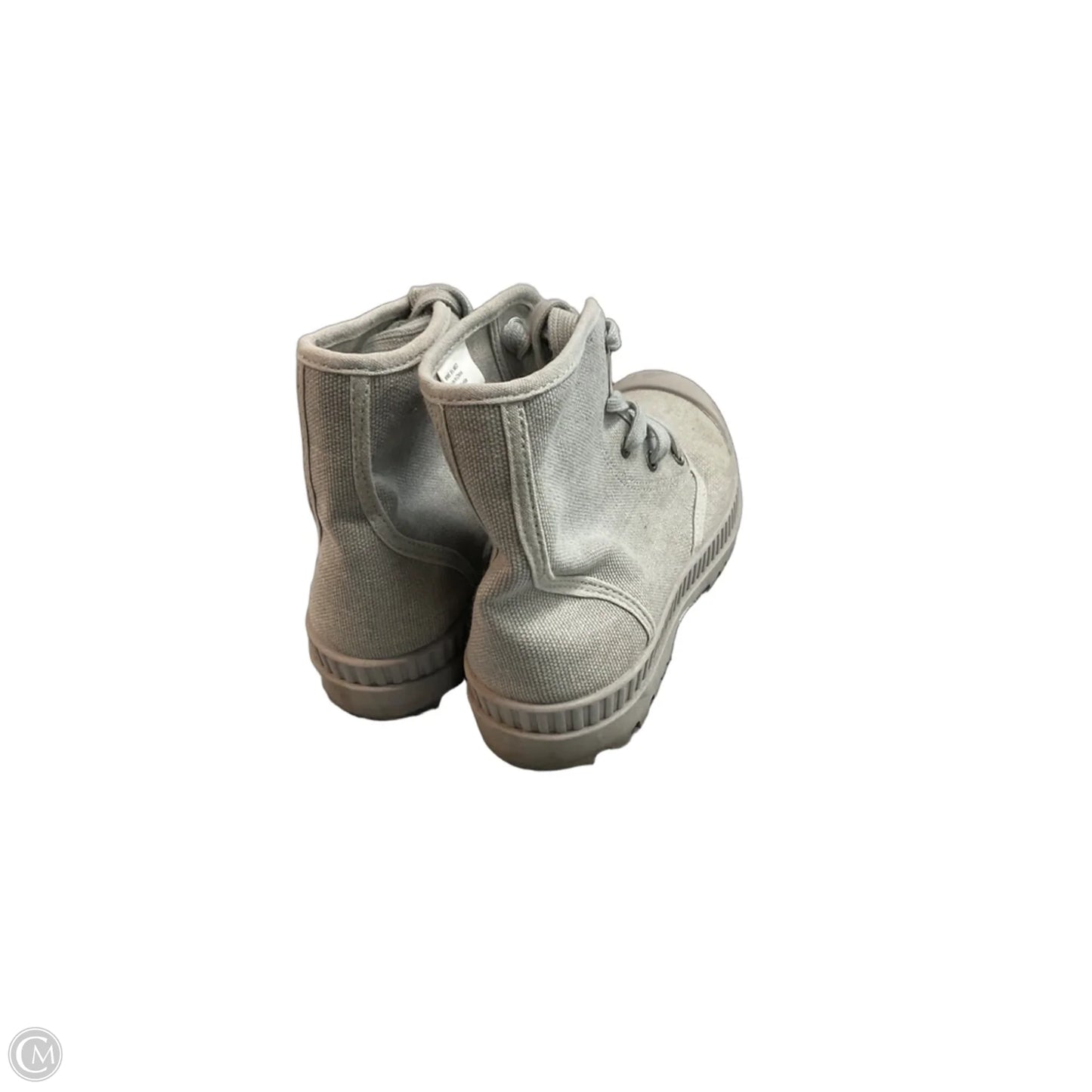 Boots Combat By So In Grey, Size: 9.5