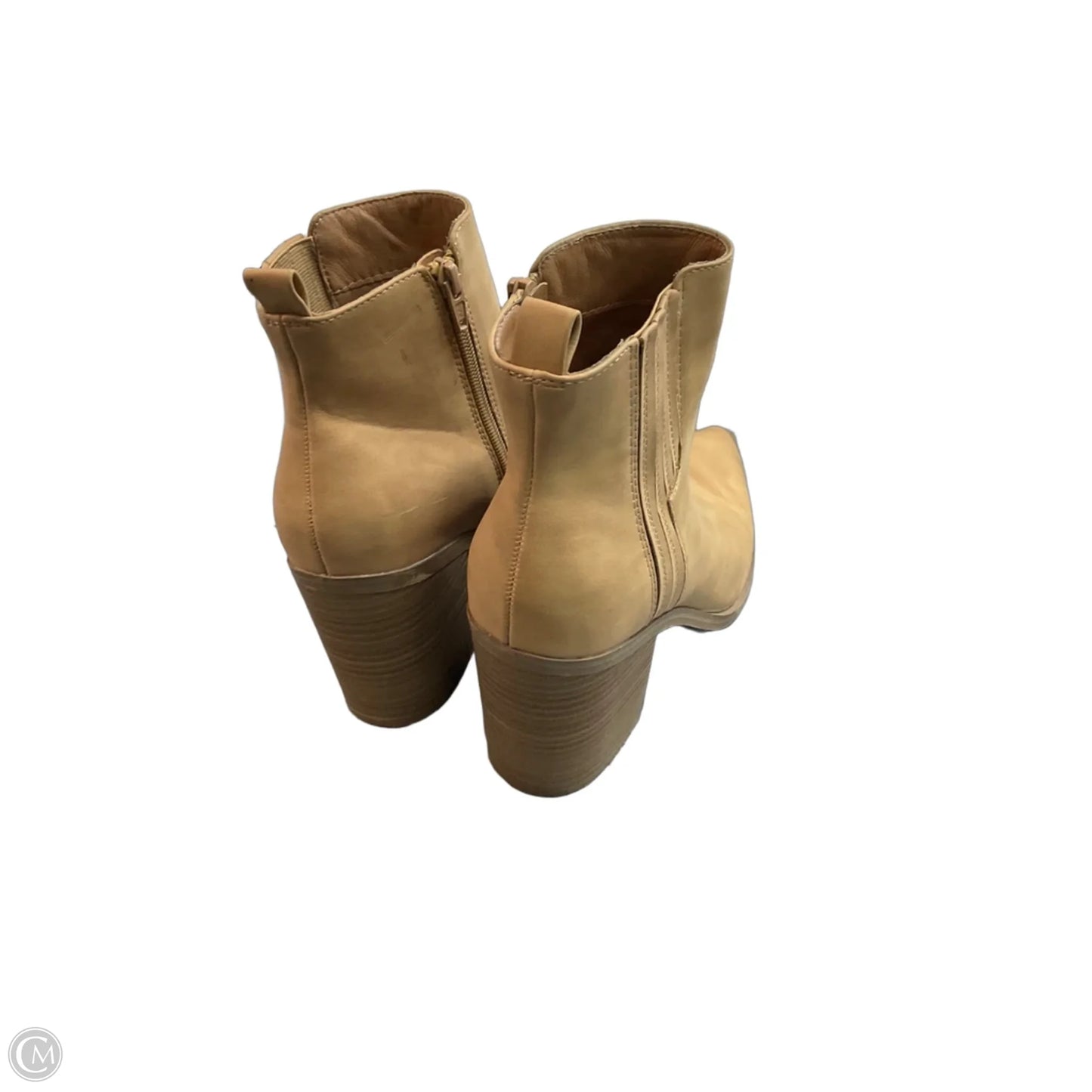 Boots Ankle Flats By Universal Thread In Tan, Size: 9.5