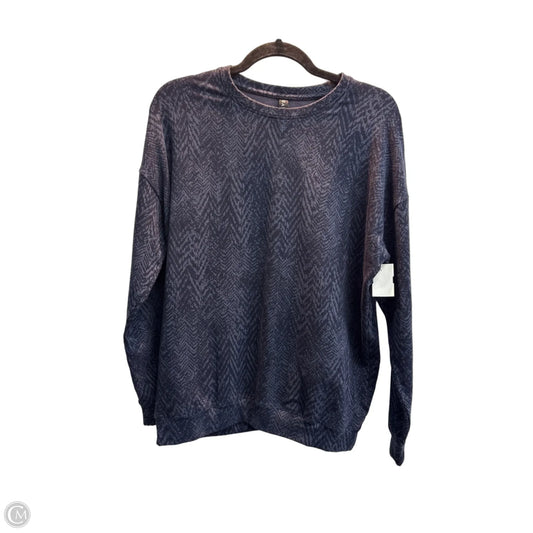 Athletic Sweatshirt Crewneck By Athleta In Blue, Size: M