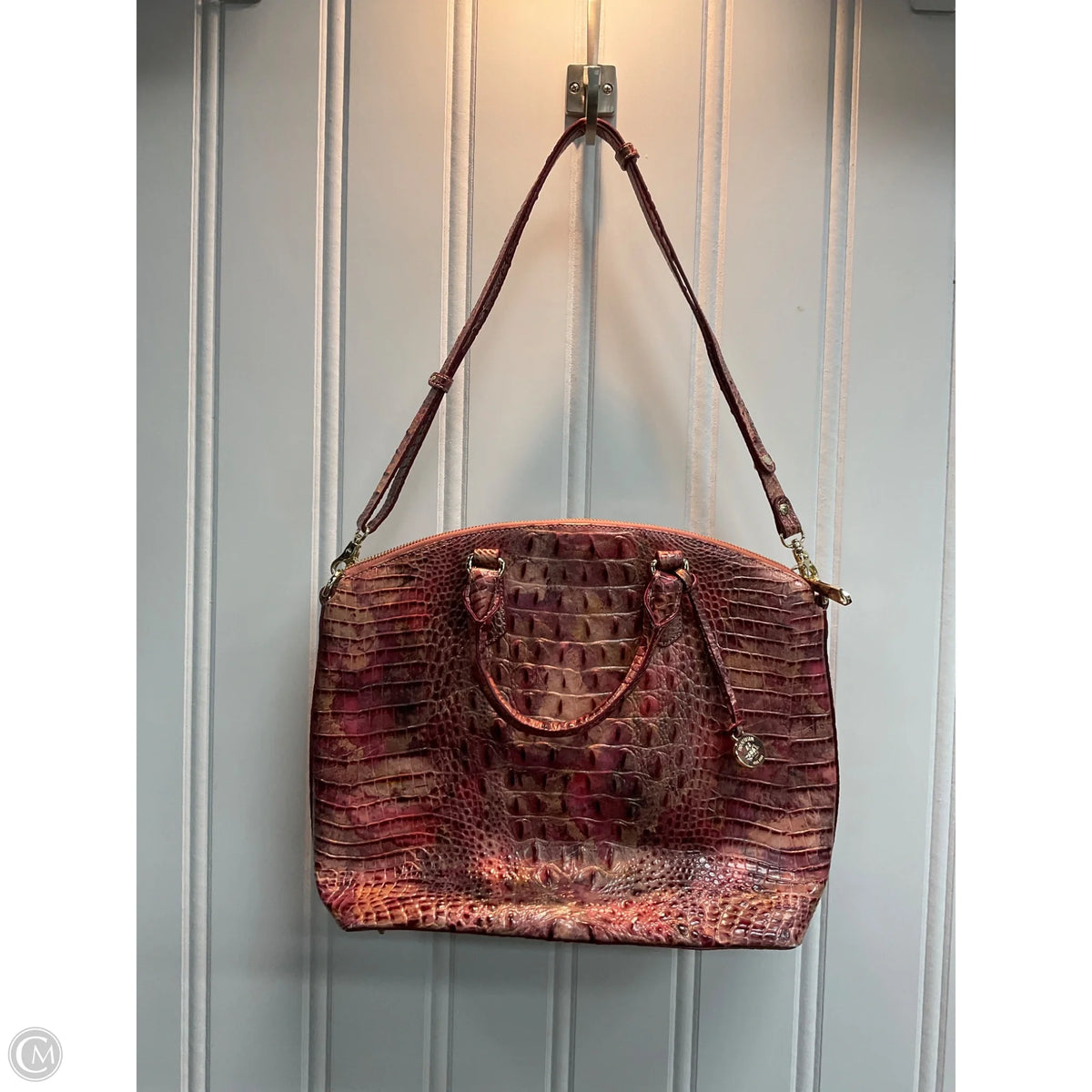 Handbag Designer By Brahmin, Size: Medium