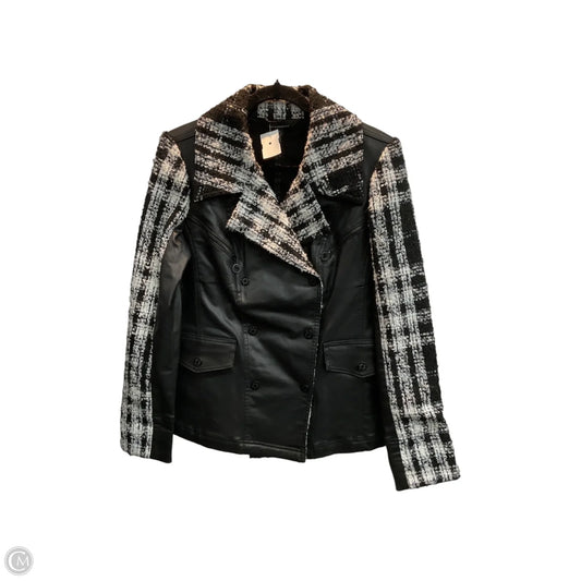 Blazer By White House Black Market In Black & Cream, Size: 12