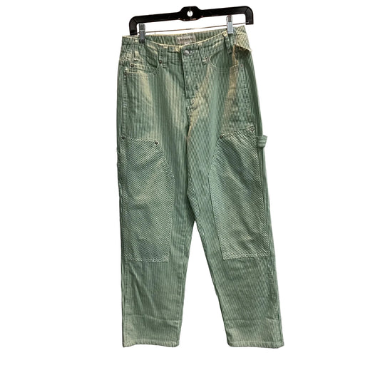Jeans Wide Leg By Free Assembly In Striped Pattern, Size: 0