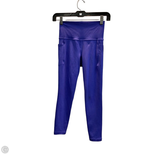 Athletic Leggings By Athleta In Purple, Size: Xxs