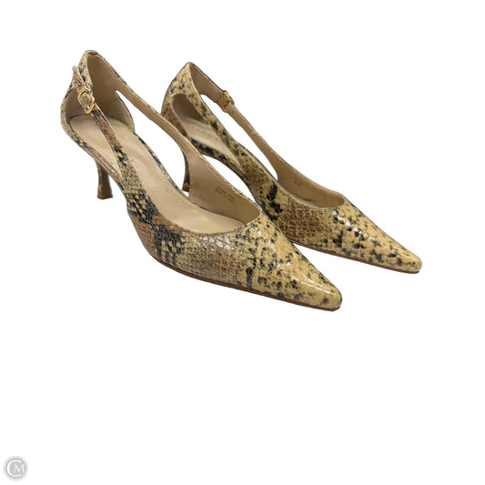 Shoes Heels Kitten By Ellen Tracy In Animal Print, Size: 8.5