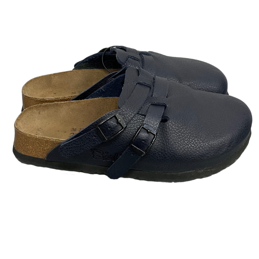 Shoes Flats By Birkenstock In Blue, Size: 5