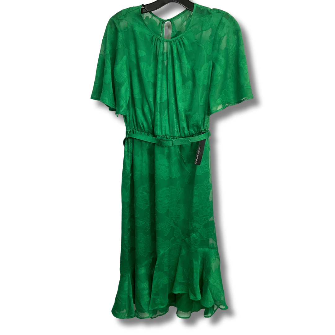 Dress Party Midi By Maggy London In Green, Size: 2