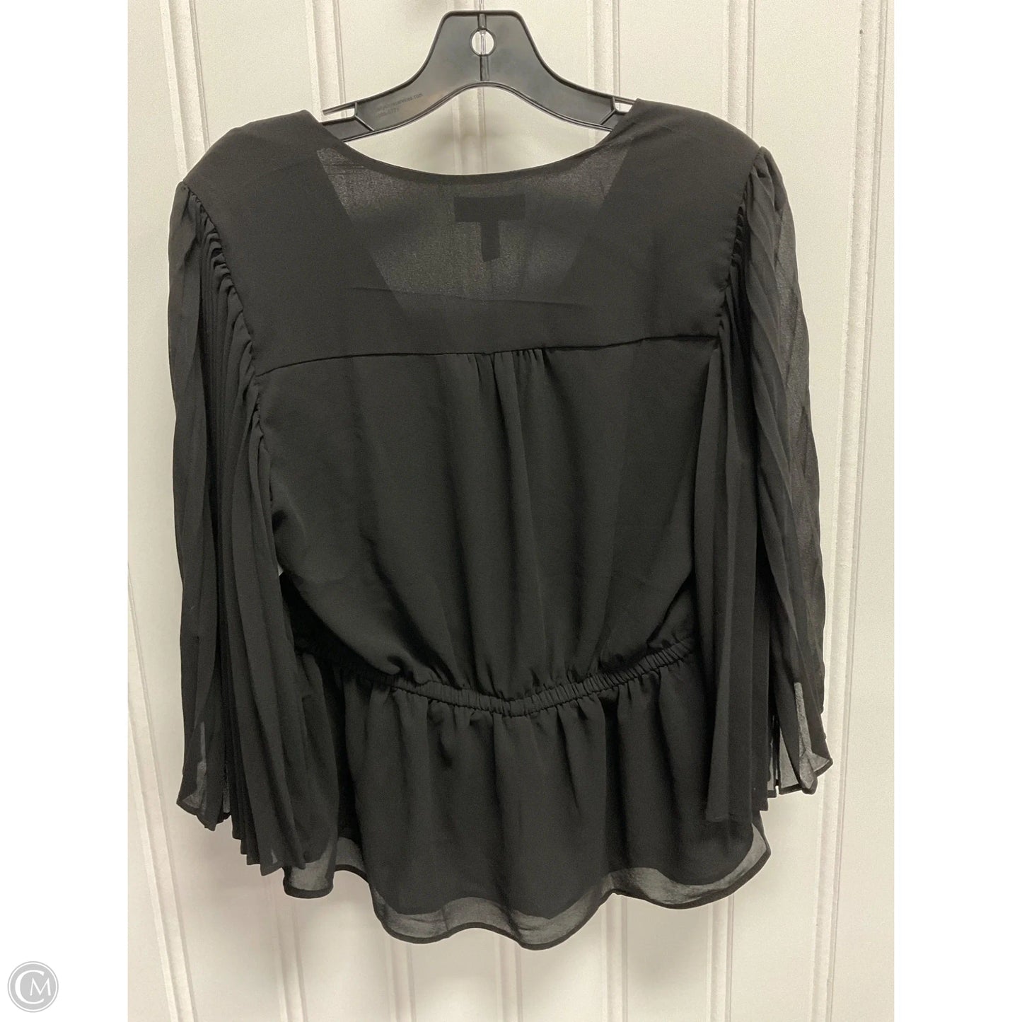 Top 3/4 Sleeve By Sofia By Sofia Vergara In Black, Size: 1x