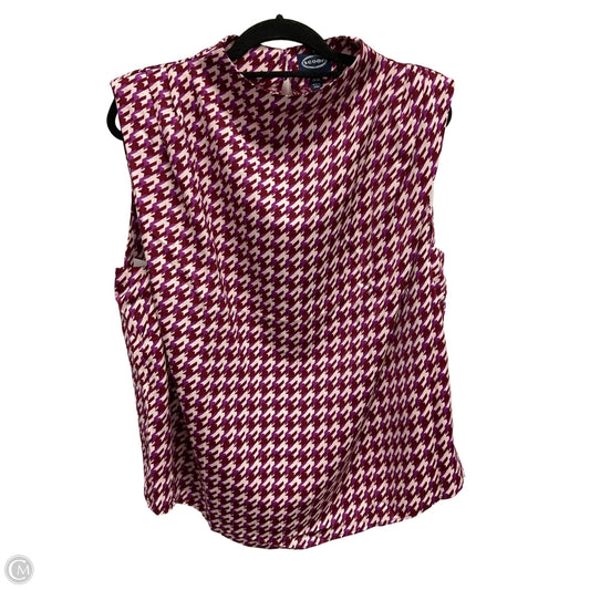 Top Sleeveless By Scoop In Multi-colored, Size: Xl