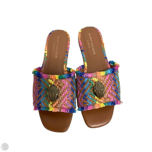 Sandals Designer By Kurt Geiger In Multi-colored, Size: 9.5