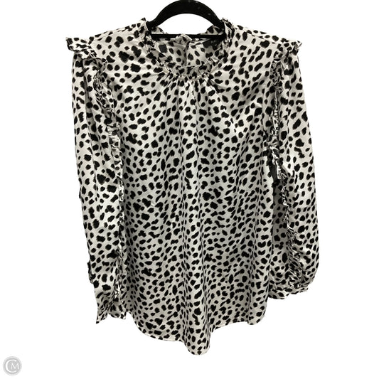 Top Long Sleeve By J. Crew In Animal Print, Size: Xl