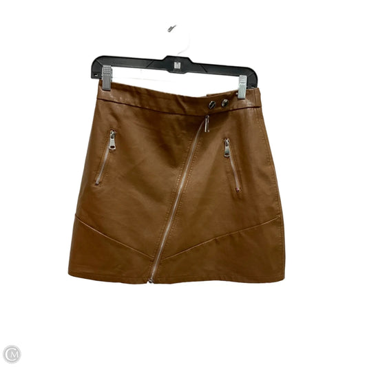 Skirt Mini & Short By Clothes Mentor In Brown, Size: M