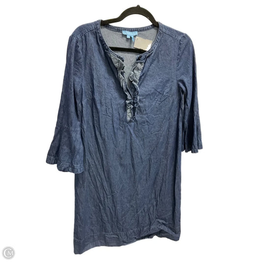 Dress Casual Midi By Draper James In Blue, Size: 6