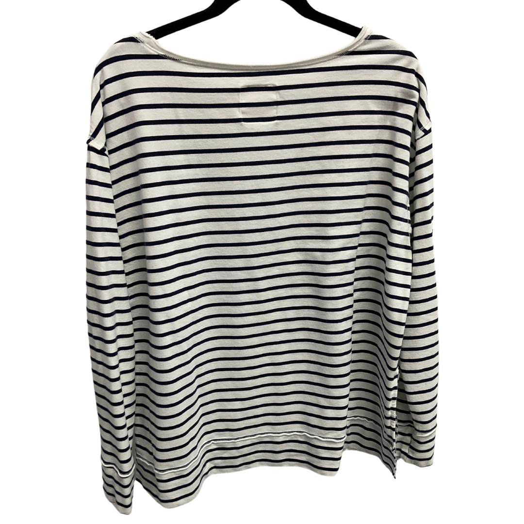 Top Long Sleeve Basic By Clothes Mentor In Striped Pattern, Size: M