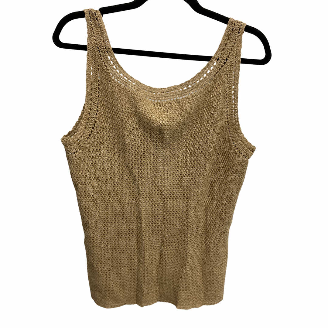 Tank Top By Lauren By Ralph Lauren In Beige, Size: M