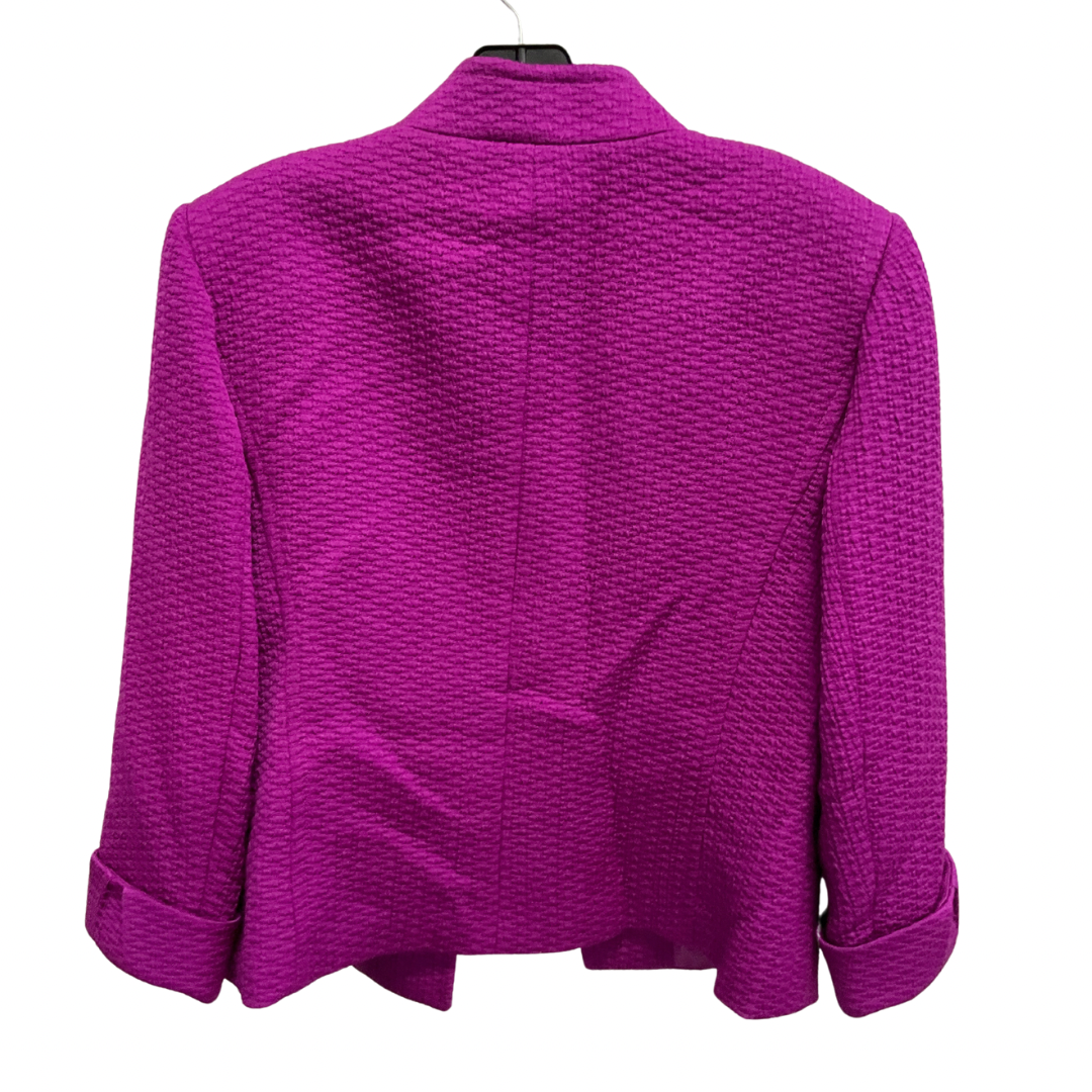 Blazer By Tahari By Arthur Levine In Purple, Size: 8