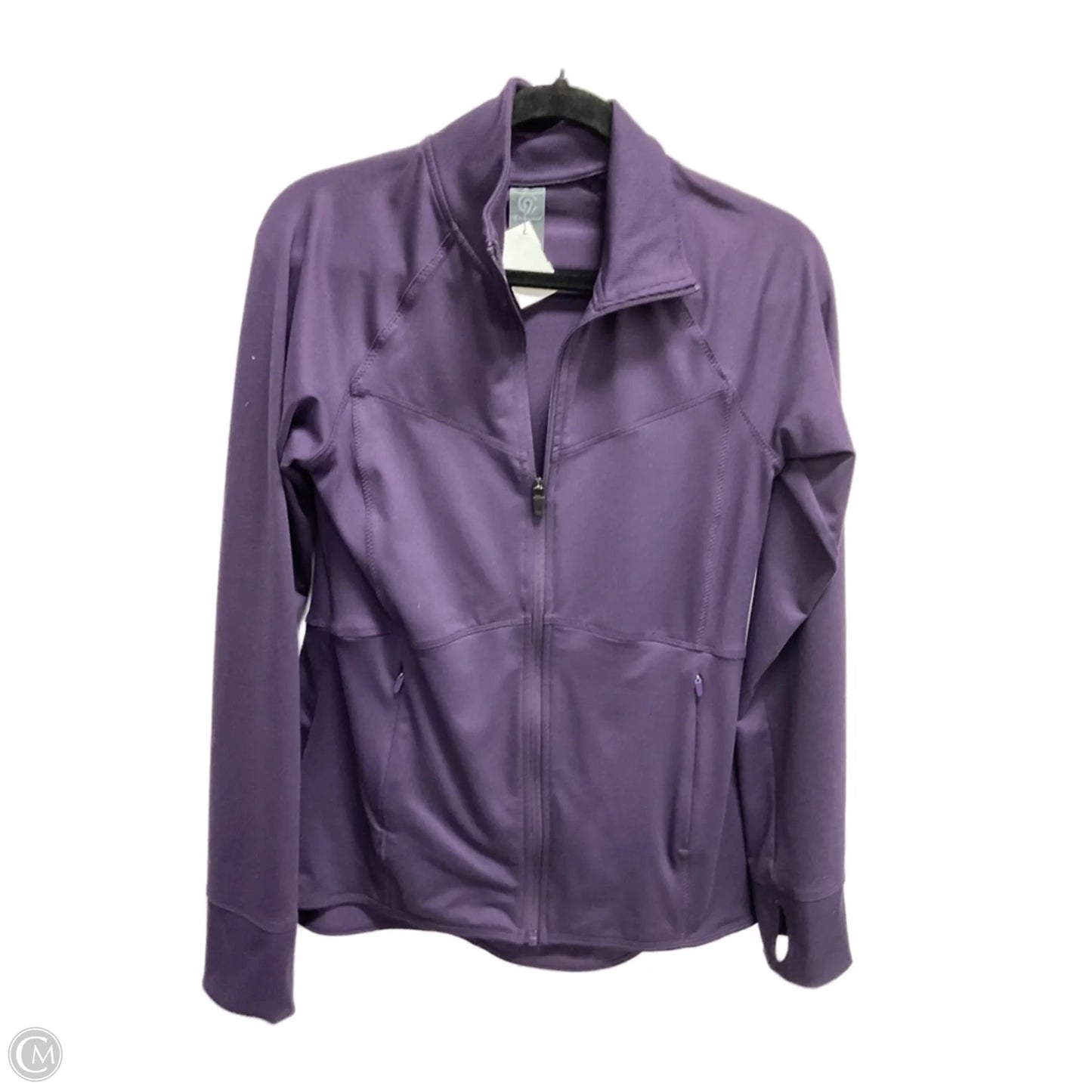 Athletic Jacket By Champion In Purple, Size: M