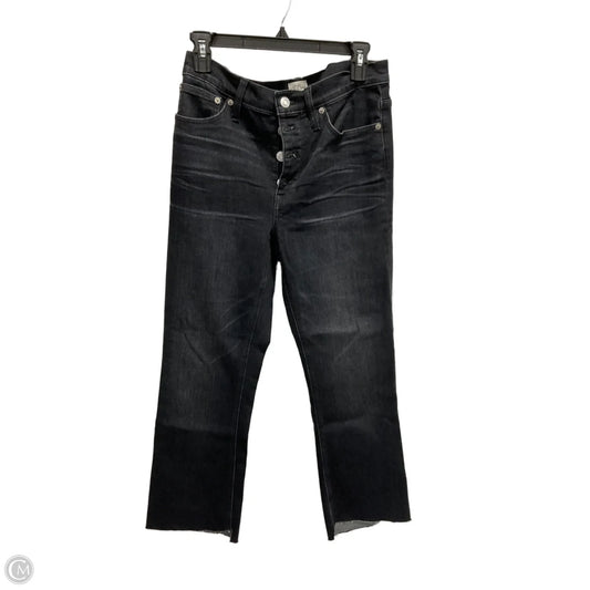 Jeans Straight By J. Crew In Black, Size: 4