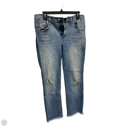 Jeans Straight By J. Crew In Blue, Size: 4