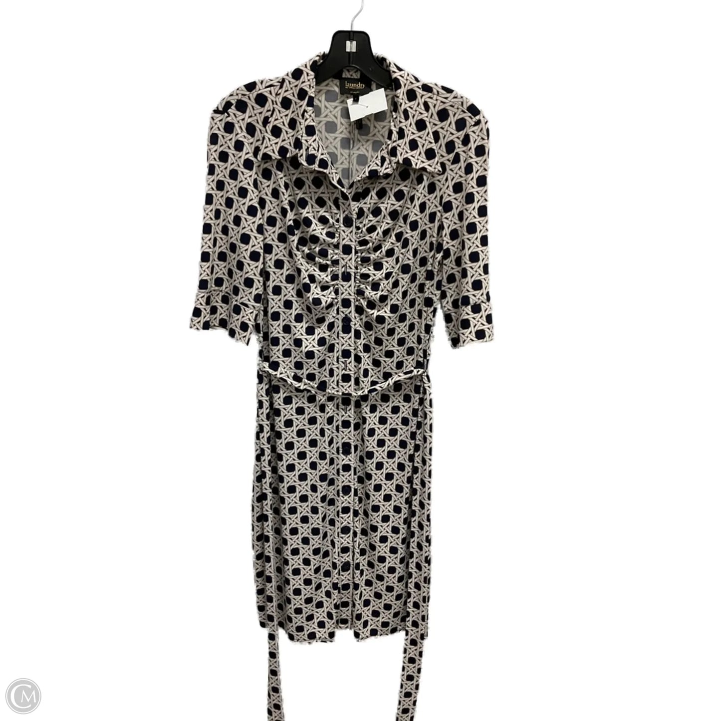 Dress Casual Midi By Laundry In Navy, Size: 8