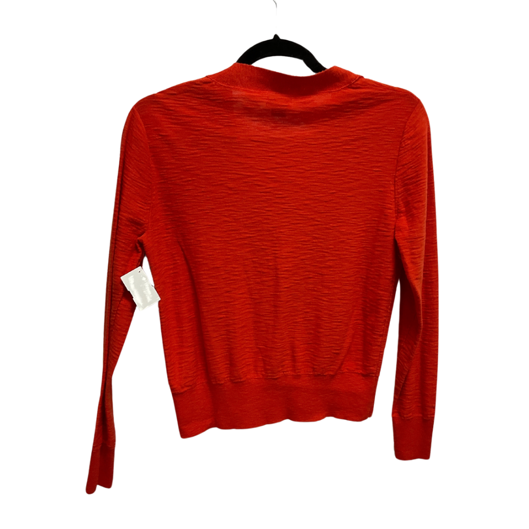 Sweater Cardigan By J. Crew In Red, Size: S