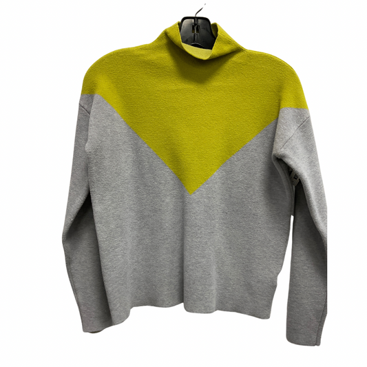 Sweater By Cynthia Rowley In Grey & Yellow, Size: Xs