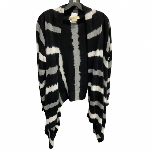 Sweater Cardigan By Michael By Michael Kors In Tie Dye Print, Size: L