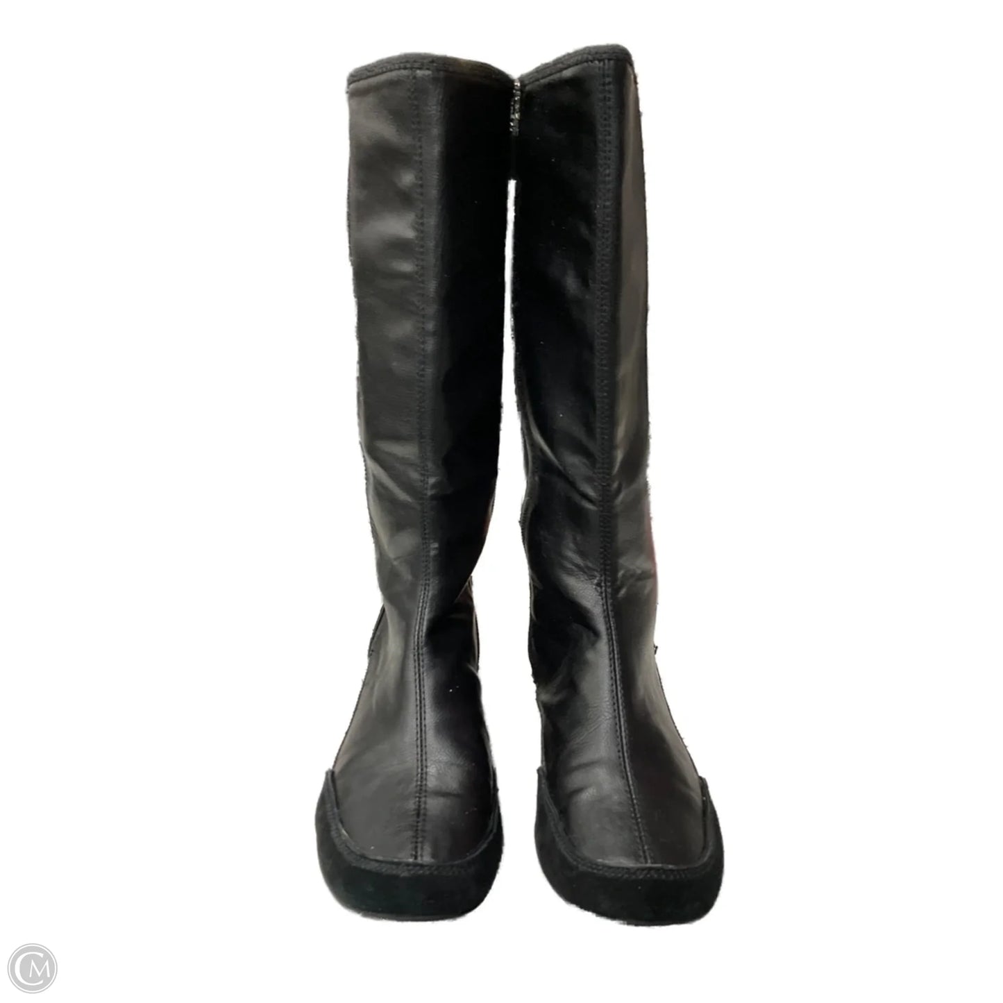 Boots Mid-calf Flats By Giani Bernini In Black, Size: 9.5