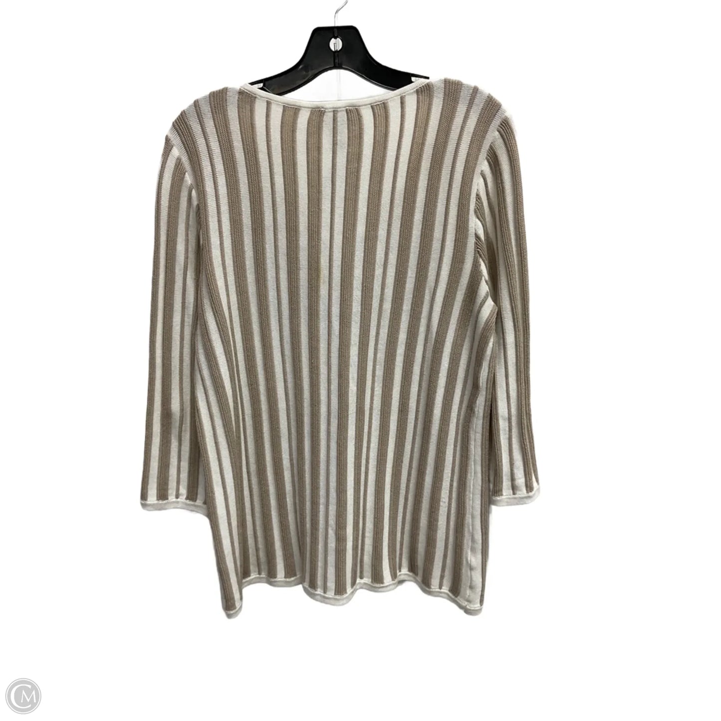 Sweater By Chicos In Beige, Size: M