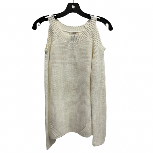 Sweater By Loft In Cream, Size: S