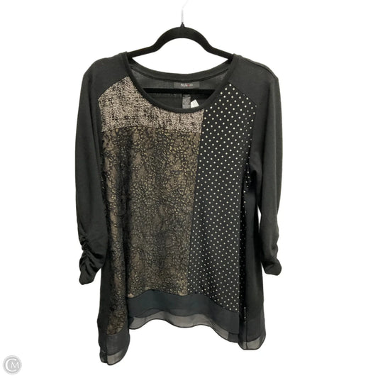 Top Long Sleeve By Style And Co Collection Women In Animal Print, Size: L