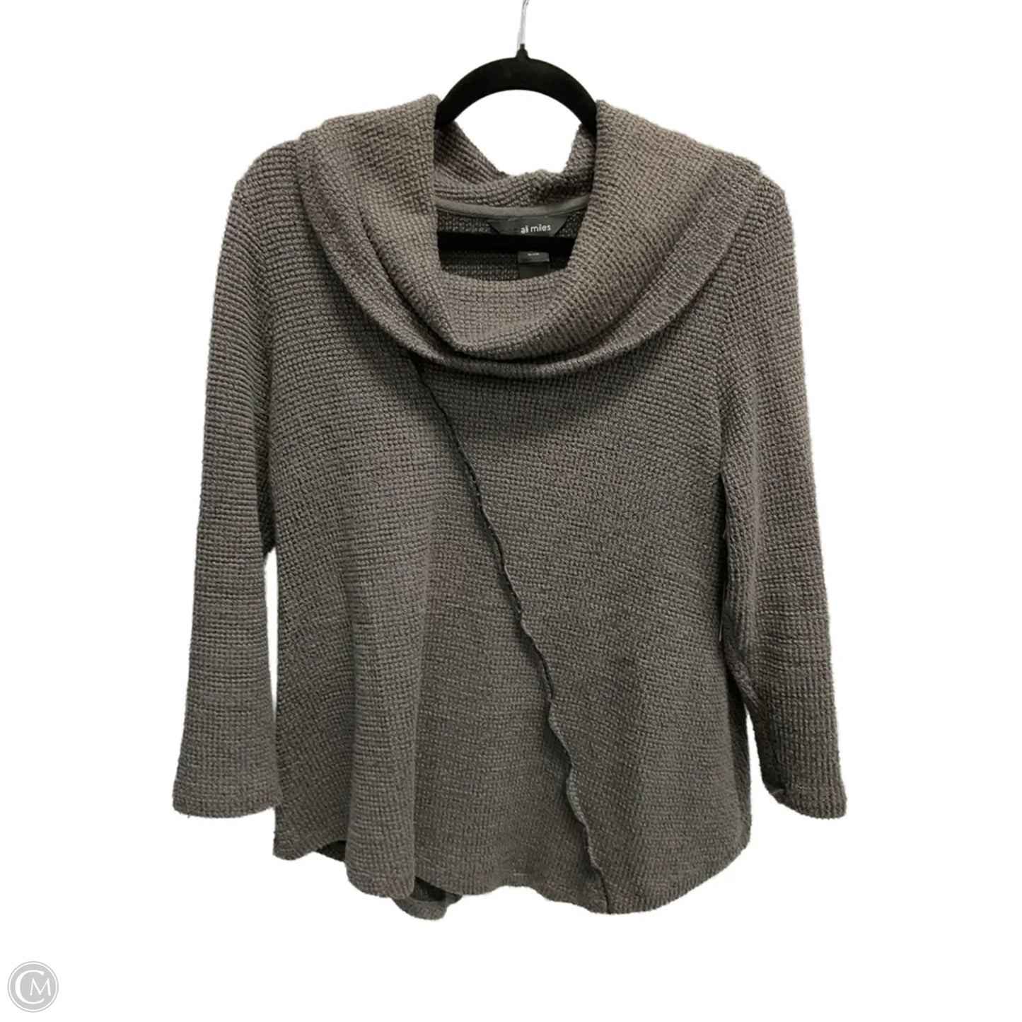 Sweater By Ali Miles In Grey, Size: L