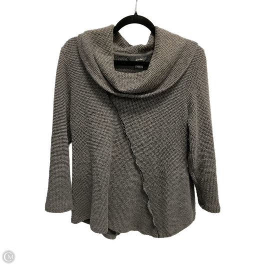 Sweater By Ali Miles In Grey, Size: L