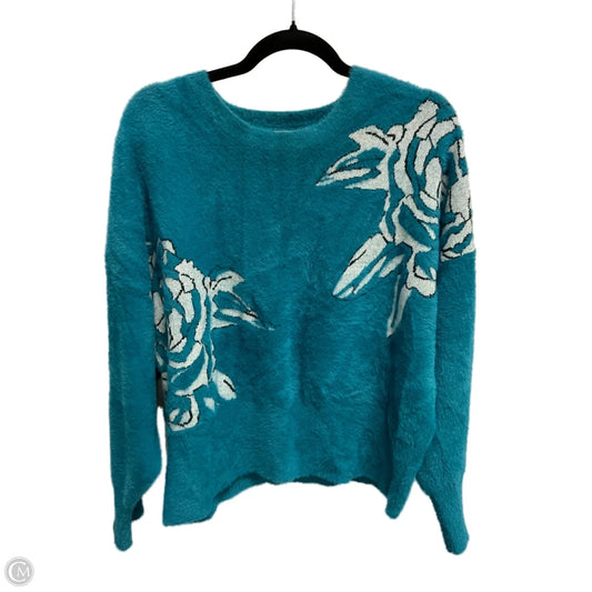 Sweater By Clothes Mentor In Floral Print, Size: L