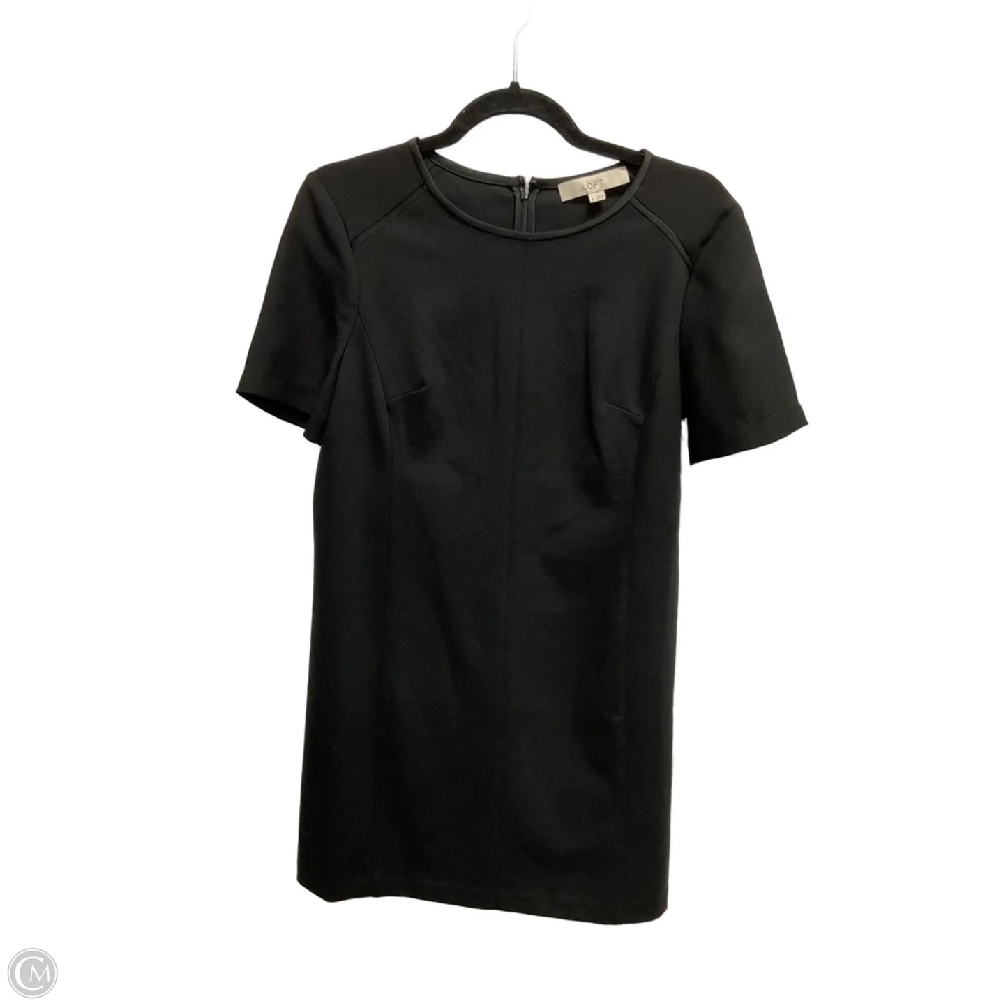 Dress Casual Midi By Loft In Black, Size: 6