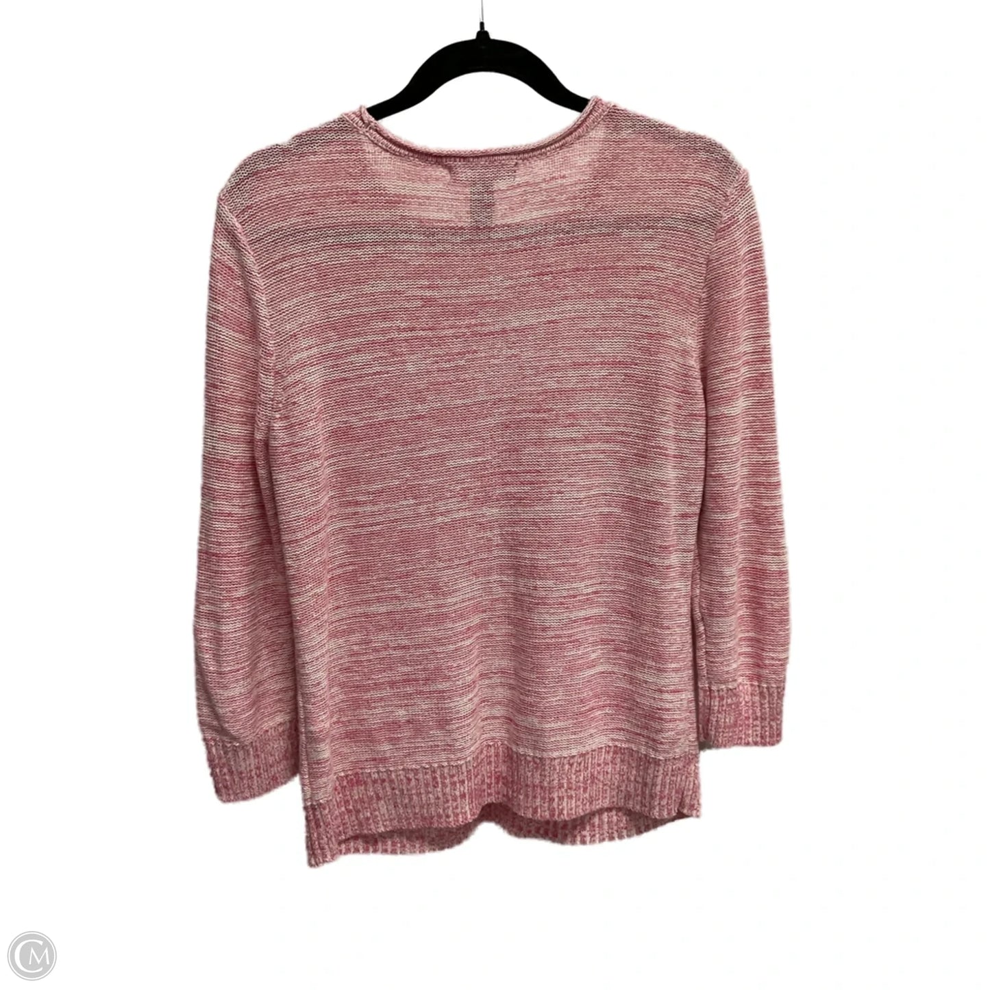 Sweater By Chaps In Pink, Size: M
